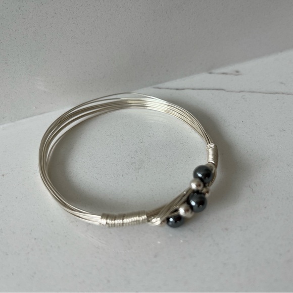 Sterling Silver Wired Accent Bracelet - Picture 4 of 4